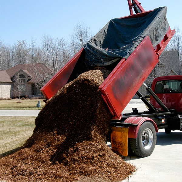 we offer a variety of mulch for delivery including cedar, pine, and hardwood mulch